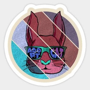 Adopt Cat Sticker